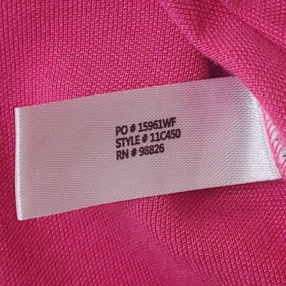 U.S. Polo Assn. Mens Pink Performance Pique Polo Shirt Size M - Picture 4 of 8